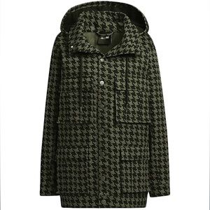 Adidas × Ivy Park Houndstooth Print Parka (Twill Track Jacket)